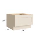 Midtown Cream Shaker 24" Drawer Bench Seat