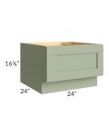 Midtown Pistachio Green Shaker 24" Drawer Bench Seat