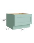 Midtown Mint Green Shaker 24" Drawer Bench Seat