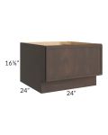 Vienna Kona Brown 24" Drawer Bench Seat