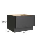 Vienna Black 24" Drawer Bench Seat