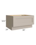Tuscan Oyster 30" Drawer Bench Seat