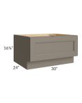 Tuscan Stone 30" Drawer Bench Seat