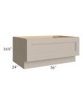 Tuscan Oyster 36" Drawer Bench Seat