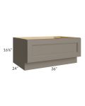 Tuscan Stone 36" Drawer Bench Seat