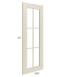 Stratton Khaki Shaker 24x42 Diagonal Corner Mullion Door (cabinet not included) - Out of stock through mid April