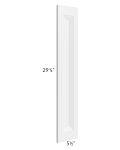 Salem White 48 x 120 Back Panel (3/4" Thick)