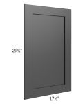 Midtown Black Shaker 18x30 Decorative Door