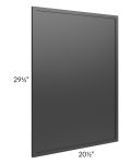 Vienna Black 21x30 Decorative Door