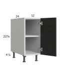 Euro Cafe 12" Full Height Door Desk Base Cabinet