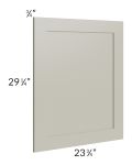 Kingston Pearl Grey Shaker Base Decorative Door
