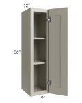 Kingston Pearl Grey Shaker 9x36 Wall Cabinet