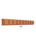Lexington Cinnamon Glaze 96" Dentil Molding Insert