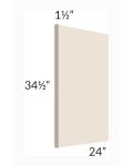 Midtown Cream Shaker 1-1/2" Appliance End Panel