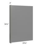 Milan Grey Gloss 3" Appliance End Panel