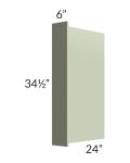 Midtown Pistachio Green Shaker 6" Appliance End Panel