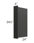 Vienna Black 6" Appliance End Panel