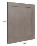 Natural Grey Shaker 24" Base End Decorative Door
