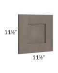 Natural Grey Shaker 12x12 End Decorative Door