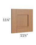 Artisan Walnut Shaker 12x12 End Decorative Door