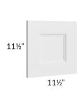 Providence White 12x12 End Decorative Door 