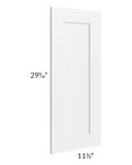 Alpine White Shaker 12x30 End Decorative Door