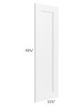 Vail White Shaker 12x42 End Decorative Door