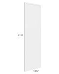 Portland White 12x42 End Decorative Door 