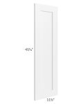 Alpine White Shaker 12x42 End Decorative Door