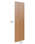 Portland Walnut 24x90 Decorative Panel for a 24x90 Wall Pantry 