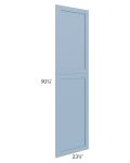 Sky Blue Shaker 24x96 Decorative Panel for a 24x96 Wall Pantry