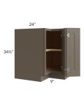 Tuscan Stone 33" Easy Reach Corner Cabinet
