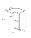 Midtown 33" Easy Reach Corner Cabinet