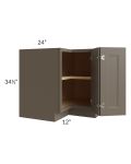 Tuscan Stone 36" Easy Reach Corner Cabinet