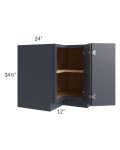 Vienna Indigo 36" Easy Reach Corner Cabinet