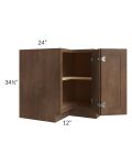 Gramercy Coffee 36" Easy Reach Corner Cabinet