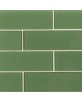 Evergreen 3" x 9" x 8mm Glass Tile Sample