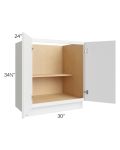 Metro White 30" Full Height Door Base Cabinet