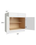Metro White 33" Base Cabinet