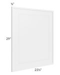 Metro White Base Decorative End Panel