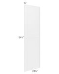 Metro White 24x90 Tall Decorative Door Set