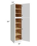 Metro White 18x84x24 Wall Pantry Cabinet