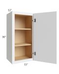 Metro White 15x30 Wall Cabinet