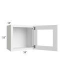 Metro White 18x18 Decorative Wall Cabinet
