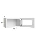 Metro White 21x12 Decorative Wall Cabinet 