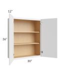 Metro White 30x36 Wall Cabinet 