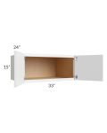 Metro White 33x15x24 Wall Cabinet 