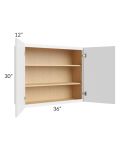 Metro White 36x30 Wall Cabinet