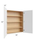 Metro White 36x42 Wall Cabinet