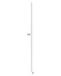 Asheville White Shaker 3x96 Tall Filler